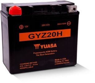 Akumulators Yuasa GYZ20H, 12 V, 20 Ah
