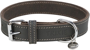 Kaelarihm koertele Trixie Rustic, hall, 270 - 340 mm x 18 mm, XS/S