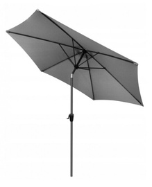 Садовый зонт от солнца Outdoor Umbrella, 288 см, серый