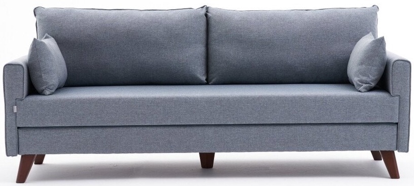 Dīvāngulta Hanah Home Bella, zila, 208 x 81 cm x 85 cm