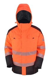 Рабочая куртка Prof VK10373, oранжевый, синтетическое волокно, XL размер