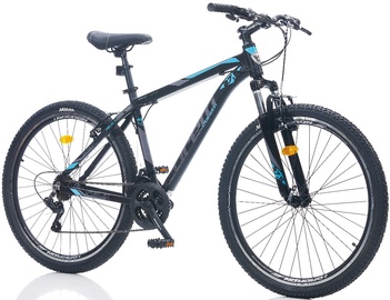 Велосипед горный Corelli Felix 3.0, 26 ″, 18" (44.45 cm) рама, черный/серый/бирюзовый