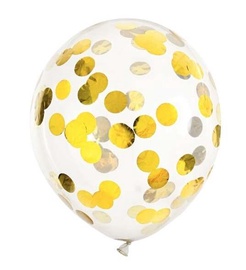 Наборы воздушных шаров универсальный PartyDeco, золотой, 6 шт.