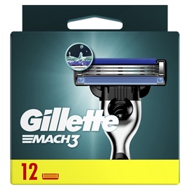 Gillette Mach3 Лезвия, 12 шт