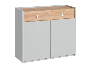 Kumode ASM Vivero Vivero typ SB1, brūna/pelēka, 38 x 94 cm x 86 cm