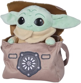 Mīkstā rotaļlieta Simba Disney The Mandalorian Grogu, brūna/zaļa, 25 cm