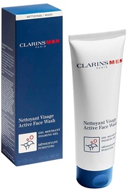 Tīrīšanas gēls Clarins Men Active Face Wash, 125 ml