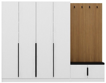 Комплект мебели для прихожей Kalune Design Noah 8327, комнатные, белый