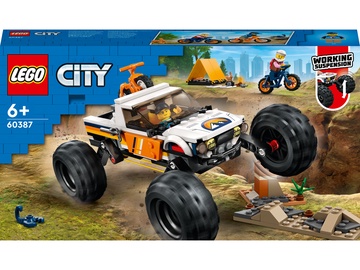 Konstruktorius LEGO® City 4 x4 nuotykiai bekele 60387, 252 vnt.