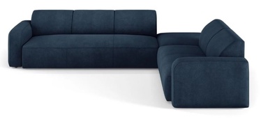 Stūra dīvāns Micadoni Home Greta, tumši zila, labais, 315 x 250 cm x 72 cm