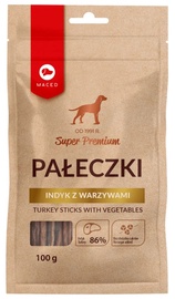 Skanėstas šunims Maced Super Premium Turkey Sticks With Vegetables, kalakutiena/daržovės, 0.1 kg