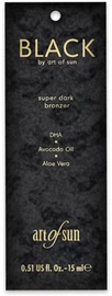 Priemonė įdegiui skatinti Art of Sun Black Super Dark Bronzer, 15 ml