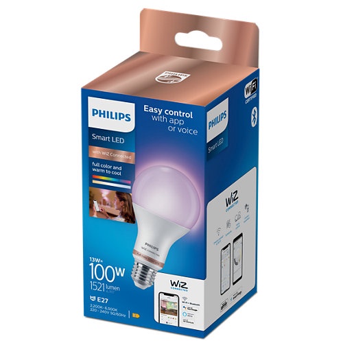 Nutikas pirn Philips Wiz LED, A67, 2700 - 6500 °K, E27, 13 W, 1521 lm