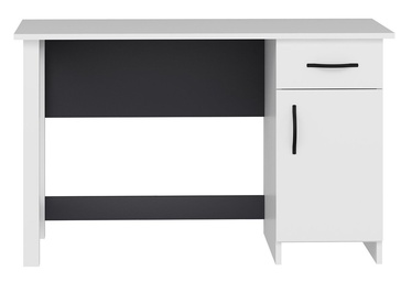 Рабочий стол со шкафом Kalune Design Natural 505CRL1108, белый/антрацитовый
