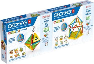 Konstruktorius Geomag Supercolor Double Pack 4815, plastikas/magnetas