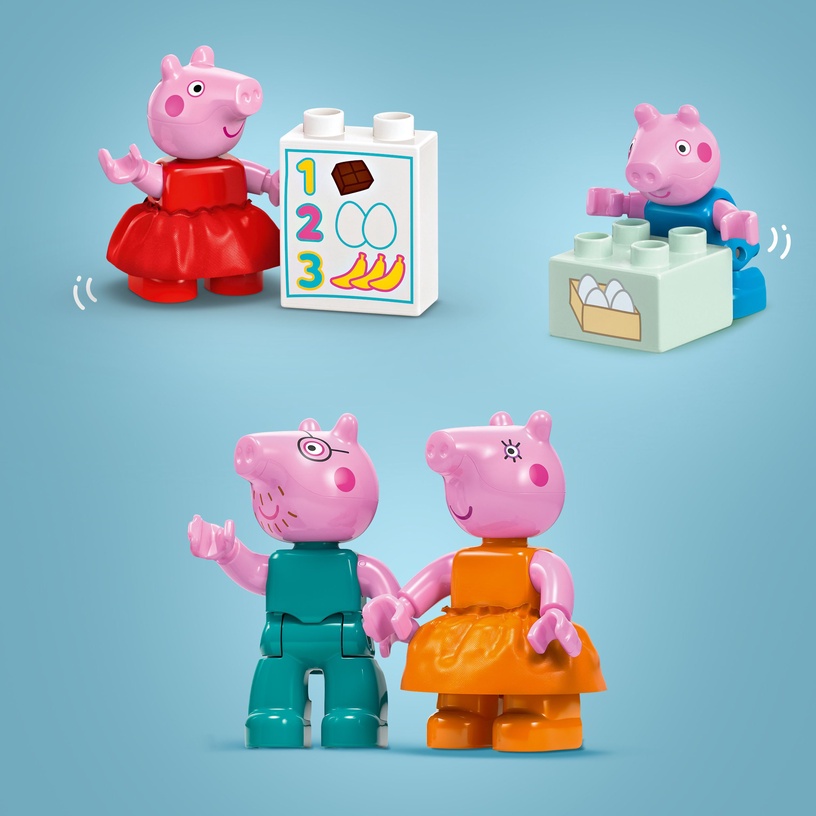 Konstruktor LEGO® Duplo Põrsas Peppa supermarket 10434