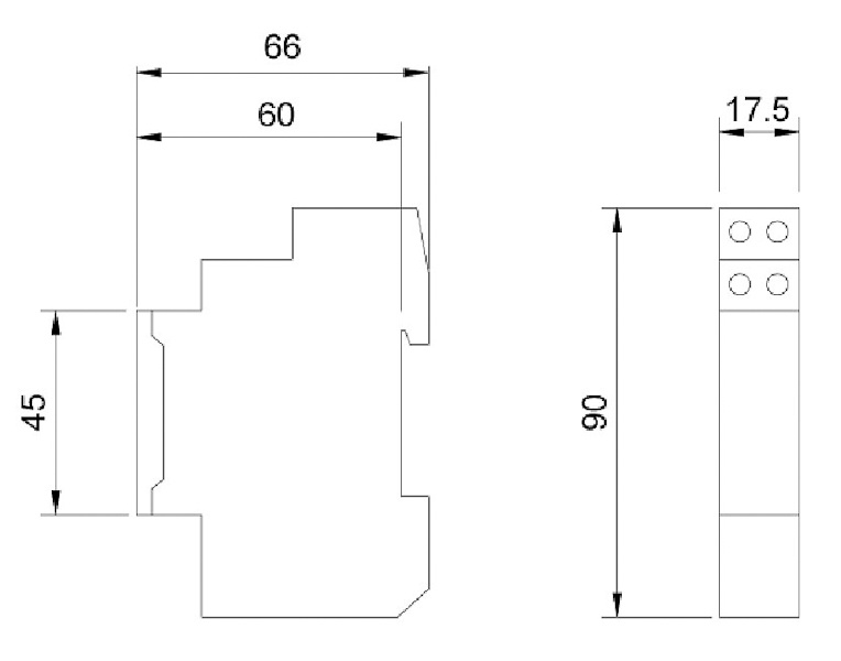Taimer ETI, mehaaniline APC-DR1, 16 A