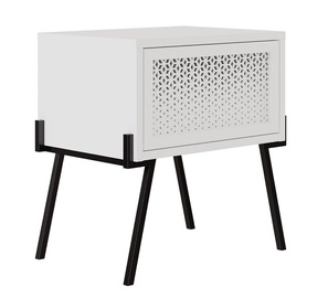Ночной столик Kalune Design Naive 855DTE3535, белый, 34 x 48 см x 51 см