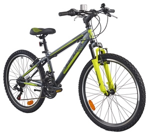 Велосипед Esperia, юниорские, черный/oранжевый, 24″