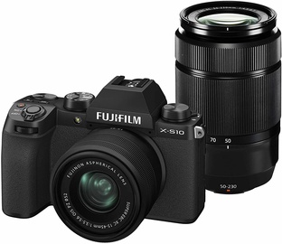 Sistēmas fotoaparāts Fujifilm X-S10 + Fujinon XC 15-45mm F3.5-5.6 OIS PZ + Fujinon XC 50-230mm F4.5-6.7 OIS II