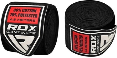 Pārsēji RDX Hand Wraps HWX-RB, melna