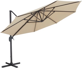 Садовый зонт от солнца Mirpol Kazuar M, 300 см, бежевый