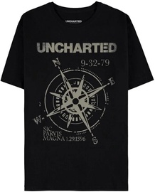 T-krekls Difuzed Uncharted, melna