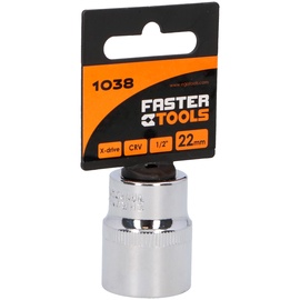 Головка Faster Tools 1038, 22 мм, 1/2"