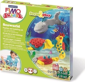 Komplekts māla figūriņu izgatavošanai Staedtler Form&Play Seaworld 492328, daudzkrāsaina, 168 g