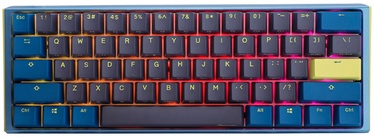 Klaviatūra Ducky One 3 Mini RGB (US) Cherry MX Silent EN, zila/melna