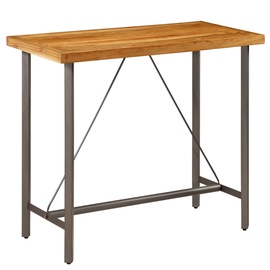 Барный стол VLX, коричневый, 120 см x 58 см x 106 см