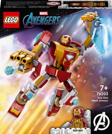Konstruktor LEGO® Marvel Iron Mani robotirüü 76203, 131 tk