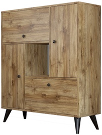 Kummut Kalune Design Hercules 3100, pruun, 35 cm x 105 cm x 120 cm