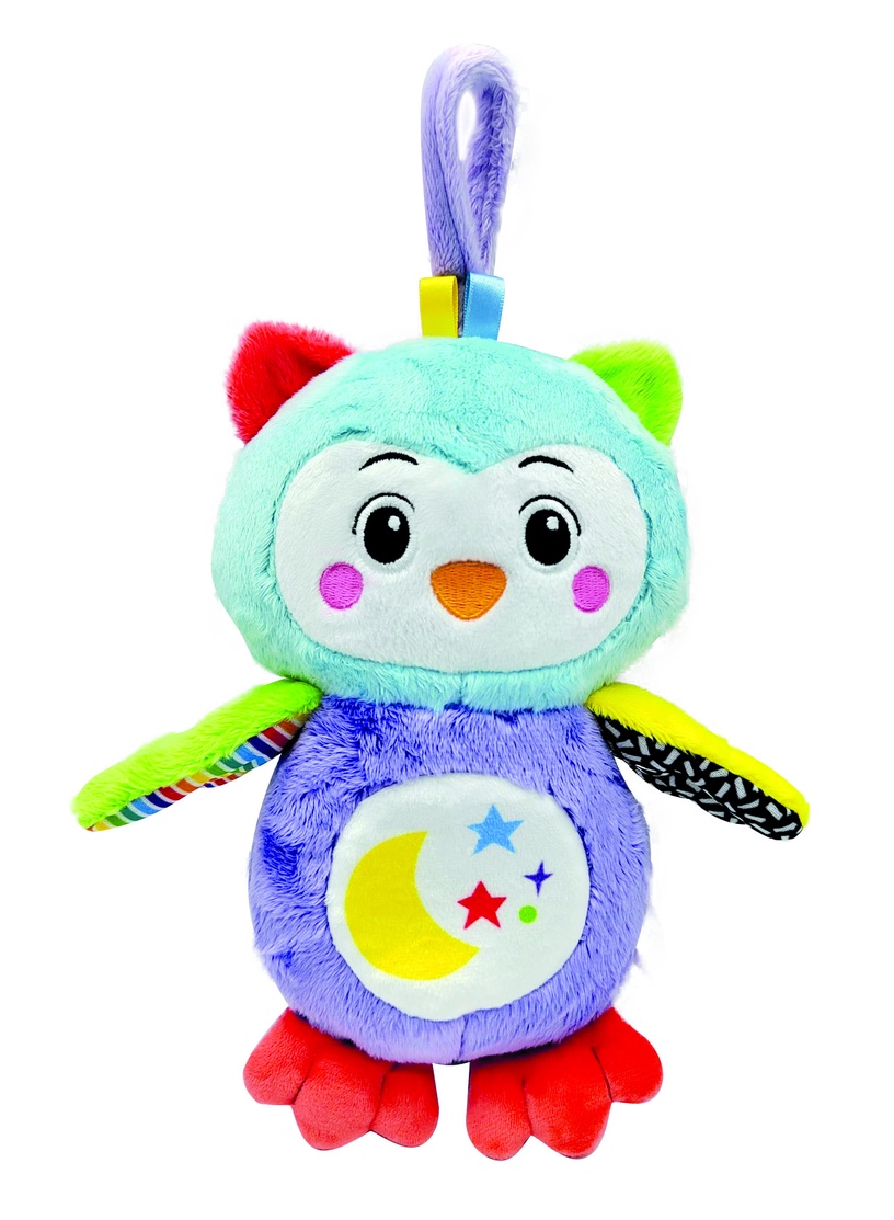 Погремушка Clementoni Goodnight Owl, многоцветный