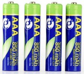 Įkraunamas elementas EnerGenie EG-BA-AAA8R4-01, 850 mAh, 4 vnt.