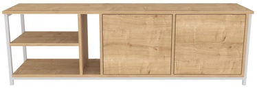 TV-laud Kalune Design Primrose, pruun/valge, 35.3 cm x 160 cm x 50.8 cm