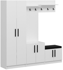 Комплект мебели для прихожей Kalune Design Noah 7306, белый