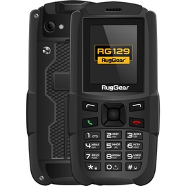 Mobiiltelefon RugGear RG129, must, 4MB/4MB