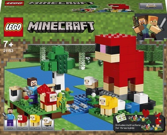 Konstruktors LEGO Minecraft Vilnas ferma 21153