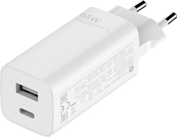 Зарядное устройство Xiaomi USB/USB-C, USB/USB-C, белый