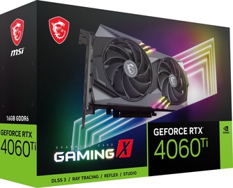 Vaizdo plokštė MSI GeForce RTX™ 4060 Ti, 16 GB, GDDR6