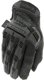 Darba cimdi pirkstaiņi Mechanix Wear M-Pact Covert MPSD-55-010, tekstilmateriāls/ādas imitācija/neilons, melna, L, 2 gab.