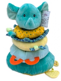 Mīkstā rotaļlieta Tulilo Elephant, daudzkrāsaina, 25 cm