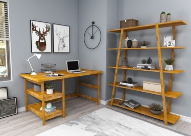 Galds Kalune Design Softcity With Bookshelf, ozola