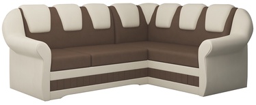 Stūra dīvāns Lord II Soft 15, Soft 33, brūna/bēša, labais, 190 x 243 cm x 105 cm
