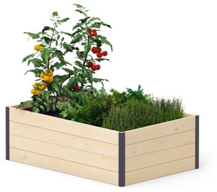 Приподнятая грядка Upyard GardenBox Modern, 120 см x 80 см x 40 см