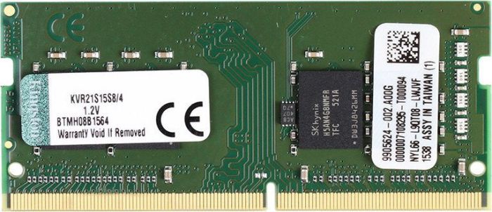 Operatyvioji atmintis (RAM) Kingston KVR26S19S8/8, DDR4 (SO-DIMM), 8 GB, 2666 MHz