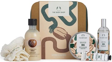 Ķermeņa kopšanas līdzekļu komplekts The Body Shop Lather & Slather, 430 ml, 6 gab.