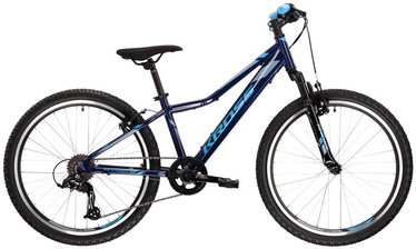 Велосипед горный Kross Hexagon JR 1.0, 24 ″, 13" рама, синий/серый