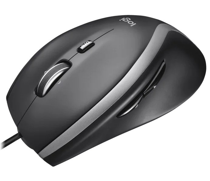 Datorpele Logitech M500, ar vadu pie usb / ps/2, melna
